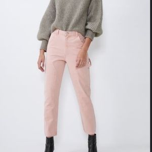 Zara pink cargo pants